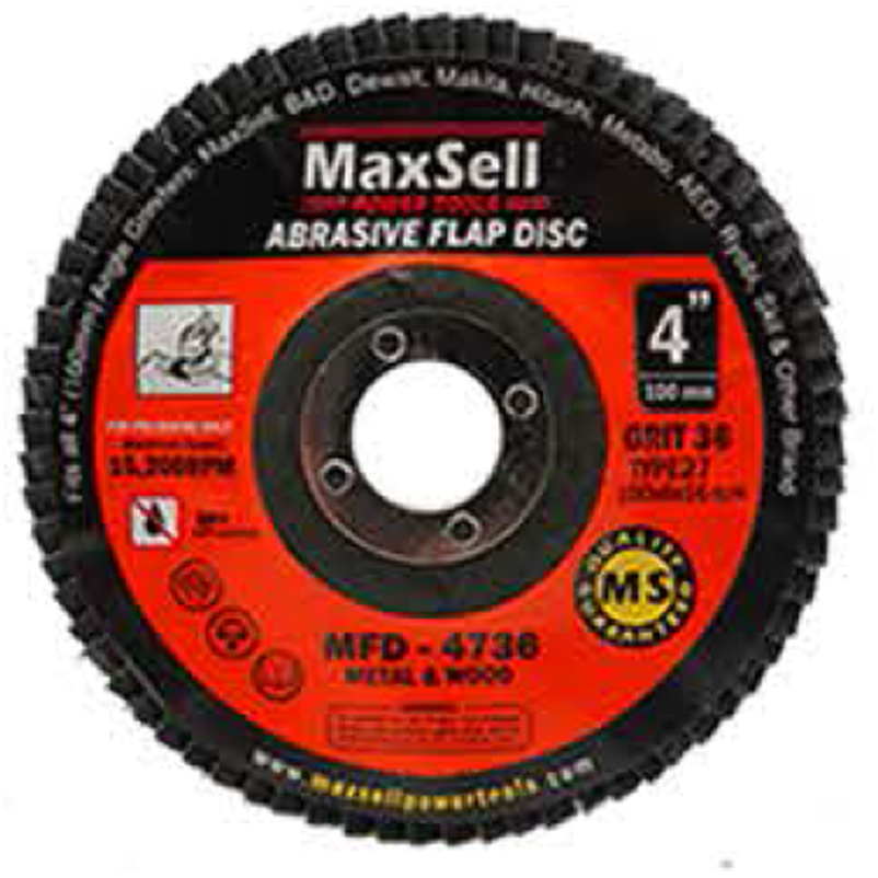 Maxsell Flexible Flap Disc 4 Maxsell Flexible Flap Disc 4